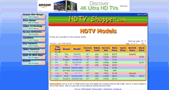 Desktop Screenshot of hdtv-shopper.com